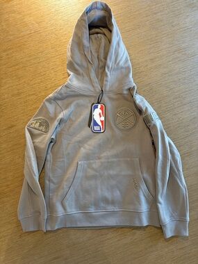 Pro Standard Denver Nuggets Taupe Hoodie Youth Medium NBA